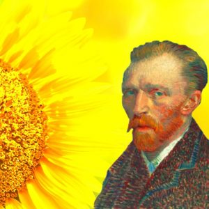 Van Gogh campo di girasoli